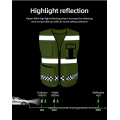 High Quality Custom Multi Pockets Oxford Clothing  Hi Vis Reflective Safety Vest